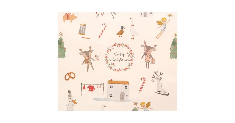 Vánoční balící papír Cosy Christmas Off White 10 m Must-Have