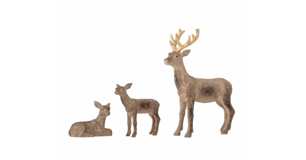 Vianočné dekorácie Reindeers - set 3 ks Víkendová Akce