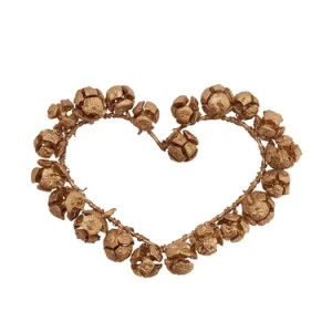 Vánoční dekorativní srdce Tree Seed Gold 15 cm Expresní Doručení