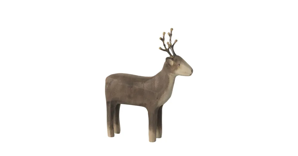 Rychlé Dodání Vianočná drevená dekorácia sob Reindeer