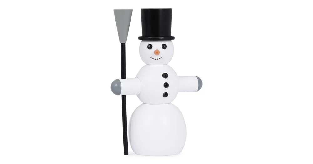 Vianočná drevená figúrka Snowman Large Cenový Hit