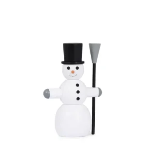 Vianočná drevená figúrka Snowman Small Nízká Cena