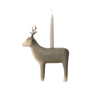 Vánoční dřevěný svícen Reindeer Medium Nejprodávanější