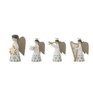 Vánoční figurky/svícny Lucia Angels - set 4 ks Akční Nabídka