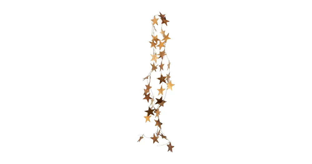 Značkový Vánoční girlanda Stars Antique Brass 250 cm