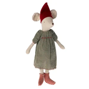 Novinka Vánoční myška Christmas Mouse Girl 37 cm