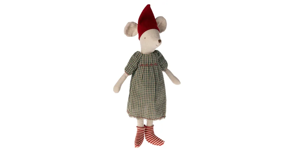 Novinka Vánoční myška Christmas Mouse Girl 37 cm