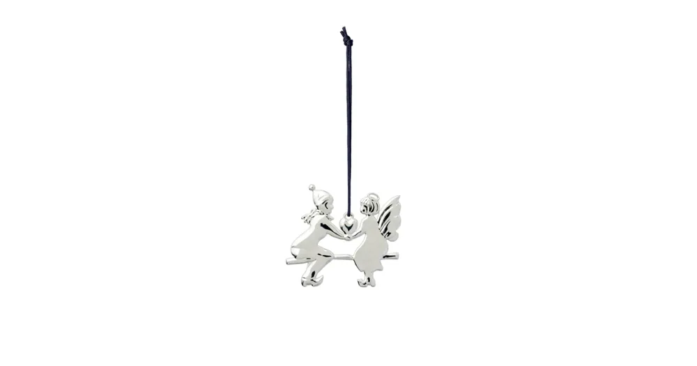 Nejlepší Cena Vánoční ozdoba Angel on Seesaw Silver 6,5 cm