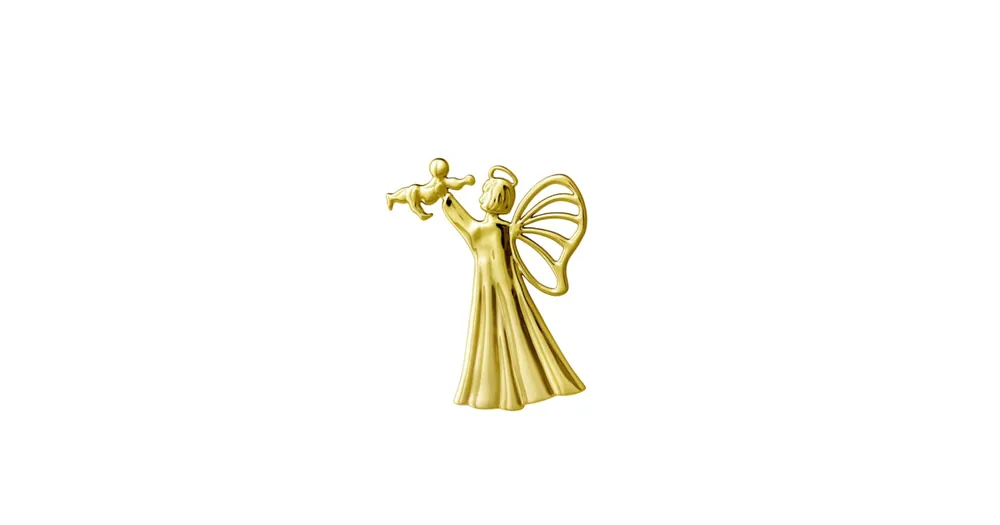 Must-Have Vánoční ozdoba Angel with Child Gold 9 cm