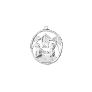Vianočná ozdoba Cabin Elf Silver 7,5 cm Sleva