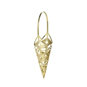 Vianočná ozdoba Candy Cornet Gold 6,1 cm Omezená Nabídka