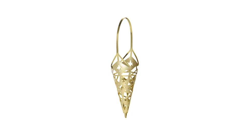 Vianočná ozdoba Candy Cornet Gold 6,1 cm Omezená Nabídka