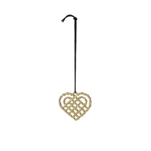 Omezená Nabídka Vánoční ozdoba Christmas Heart Gold 7 cm