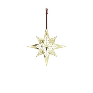 Vánoční ozdoba Christmas Star Gold 13 cm Zlevněný