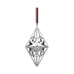 Výprodej Vianočná ozdoba Harlekýn Rhombe Silver 11,3 cm
