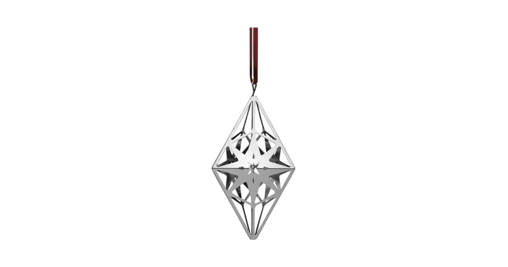 Výprodej Vianočná ozdoba Harlekýn Rhombe Silver 11,3 cm