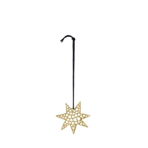 Víkendová Akce Vánoční ozdoba Heart Star Gold 7 cm