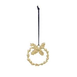 Expresní Doručení Vianočná ozdoba Holly Gold 7 cm