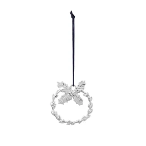 Oblíbený Vánoční ozdoba Holly Silver 7 cm