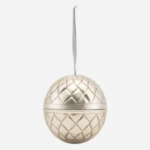 Vysoce Kvalitní Vánoční ozdoba Indigo Silver 10 cm