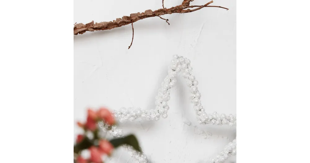 Oblíbený Vianočná ozdoba Jingle Biela 16 cm