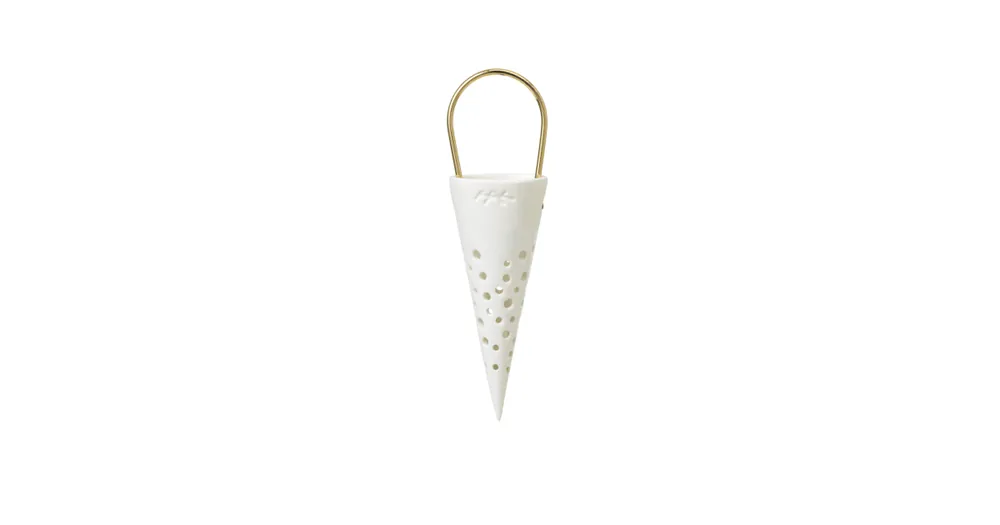 Aktuální Vánoční ozdoba Nobili White - 15,5 cm