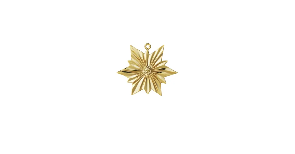 Autentický Vánoční ozdoba North Star Gold 6,5 cm