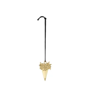 Vánoční ozdoba Paper Cone Gold 8,5 cm Výprodej