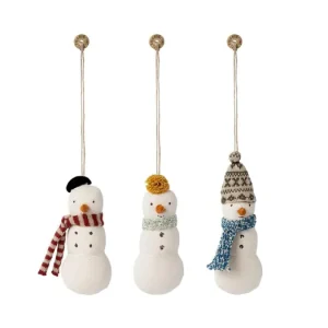 Bezpečná Platba Vianočná ozdoba Snowman - set 3 ks