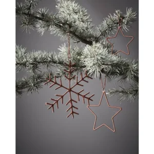 Akční Nabídka Vánoční ozdoby Snowflakes and Stars - set 3 ks