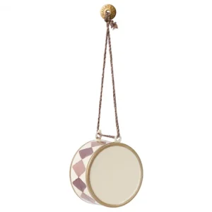Nejprodávanější Vánoční plechová ozdoba Drum Large Light Purple