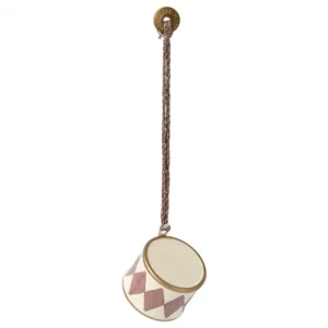 Oblíbený Vánoční plechová ozdoba Drum Small Light Purple