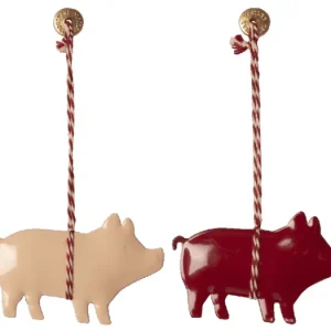 Koupit Online Vánoční plechová ozdoba Xmas Piggy - set 2 ks