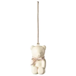 Vánoční plechová ozdoba Teddy Off White - Rose Nakupujte Hned