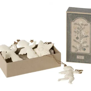 Rychlé Dodání Vianočné plechové ozdoby Holy Night - set 4 ks