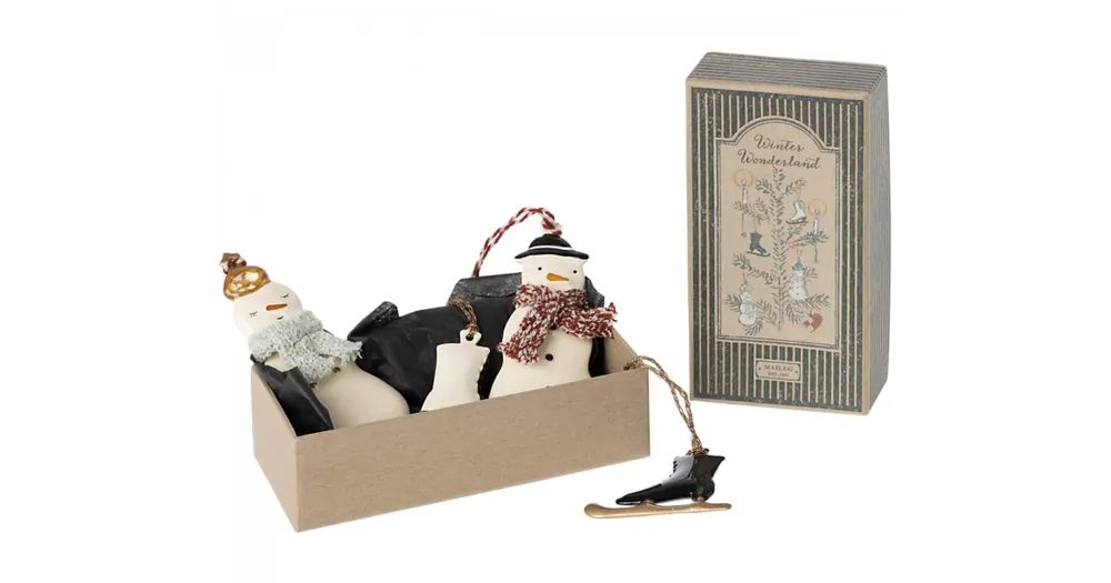 Vánoční plechové ozdoby Winter Wonderland - set 4 Must-Have