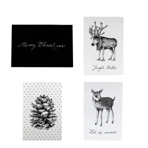 Vánoční pohlednice Holiday Christmas, set 4 ks Kup Teď