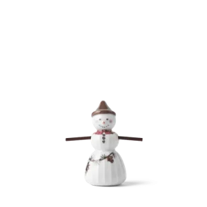 Bezpečná Platba Vianočná porcelánová dekorácia Snowgirl 8 cm