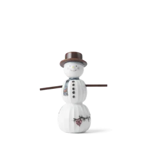Vánoční porcelánová dekorace Snowman 11,5 cm Nejlepší Volba