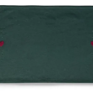 Vianočné prestieranie Hearts Green 49x32 cm Finální Výprodej
