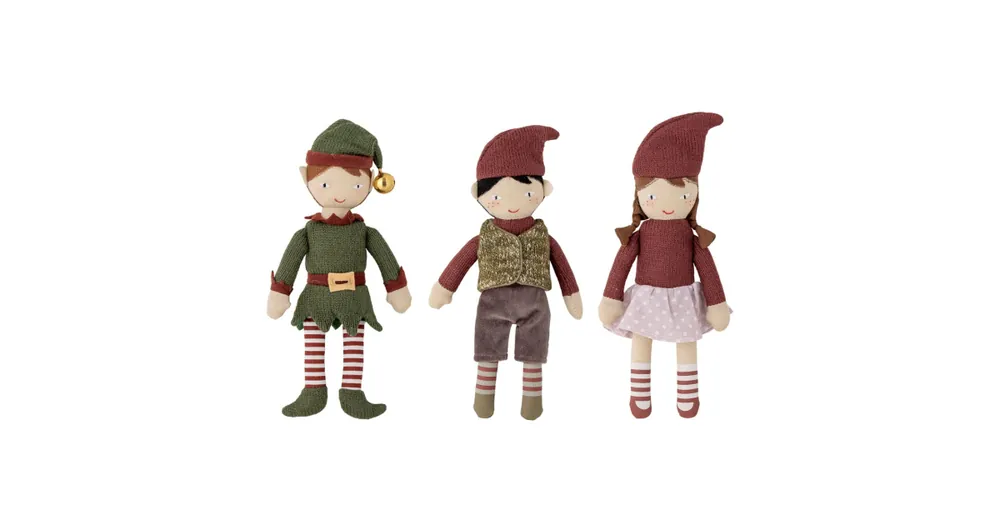 Vianočné škriatkovia Jingle Elfs - set 3 ks Novinka