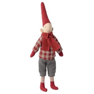 Vánoční skřítek Pixy Boy Checkered Dress 26 cm Super Cena