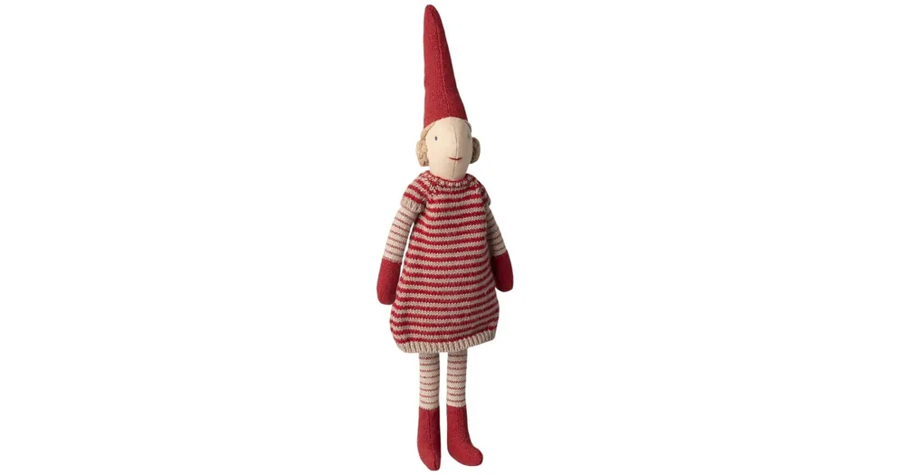 Vianočný škriatok Pixy Girl Knitted Dress 26 cm Finální Výprodej