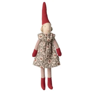 Vianočný škriatok Pixy Girl Winter Dress 26 cm Nejprodávanější