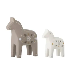 Vianočné svietniky Nordic Horses - sada 2 ks Originální