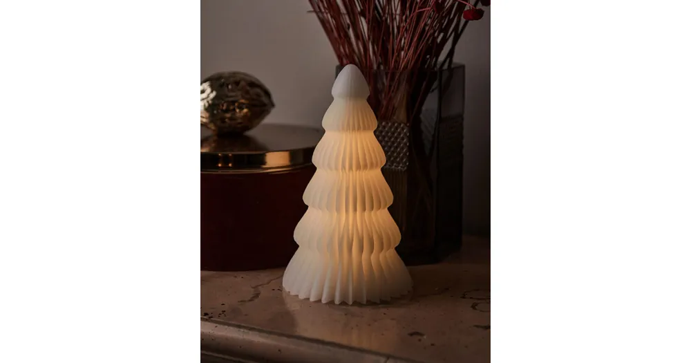 Poslední Šance Vianočná svietiaca dekorácia stromček Claire 19 cm