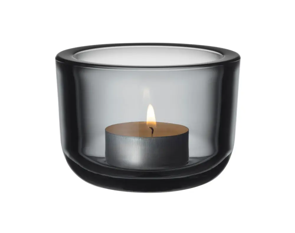 Svícen na čajovou svíčku Valkea, grey Must-Have