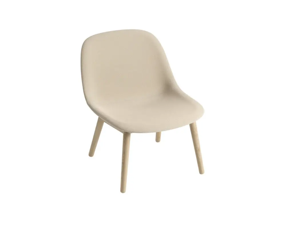 Cenový Hit Křeslo Fiber Lounge Chair Wood Base, Steelcut Trio 236
