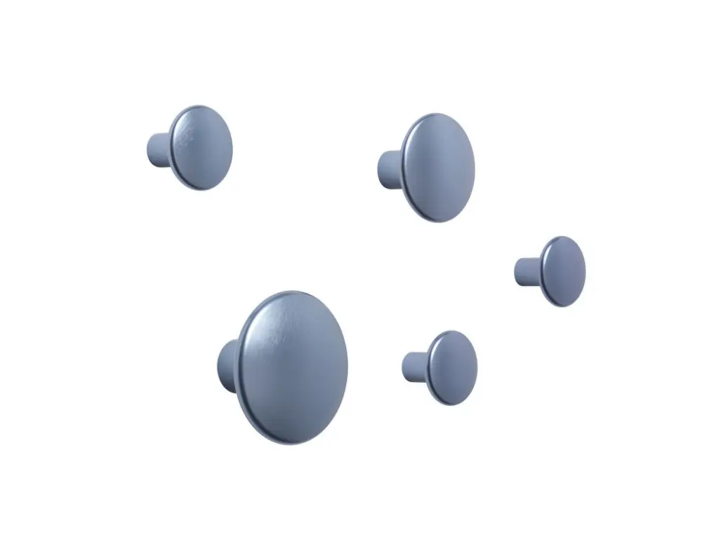 Sada věšáků The Dots Metal, pale blue Přímo Od Výrobce