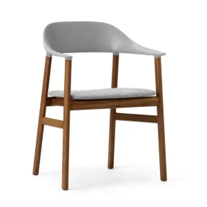 Židle Herit Armchair Smoked Oak čalouněná, grey Vysoce Kvalitní